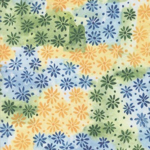 Sunshine Blue Skies Multi Gathered In Small Florals Watercolor 39829 11  Moda Designed Create Joy Project Sold by the Yard