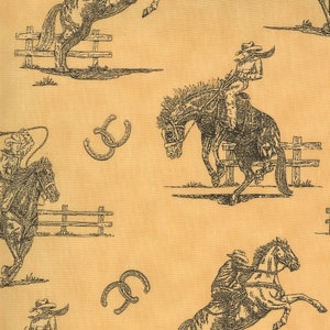 Home On The Range Burlap Sketchbook Page Horses  Moda # 19992 14  Designed by: Deb Strain