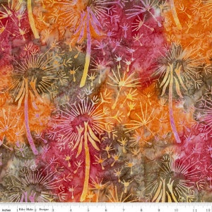Expressions Batiks Tjaps Mango Multi by Riley Blake Designs Item Number: BTPT1083 Sold by the yard