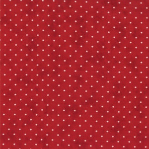 Essential Dots Country Red 8654 101 Moda Basic 100% High Quality Cotton sold by the yard