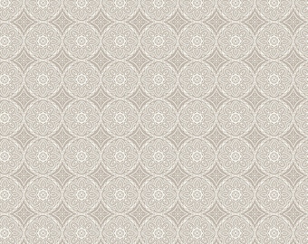 Riley Blake C13012-GRAY Floral Gingham Cottage by Heather Peterson Sold by the Yard 100%