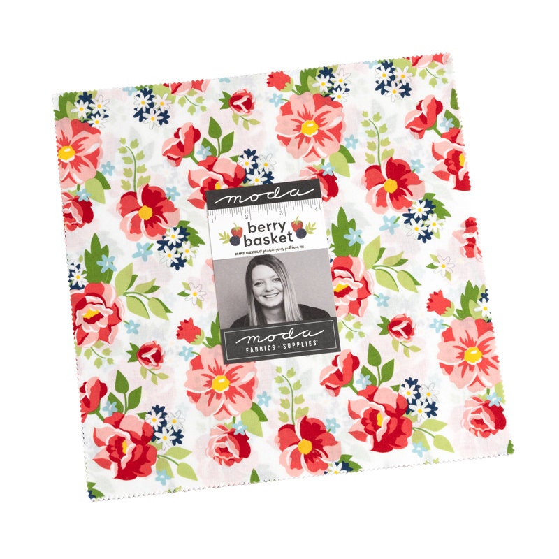 Zinnia Layer Cake Fabric - 42 Precut 10" Quilt Squares By April Rosenthal
