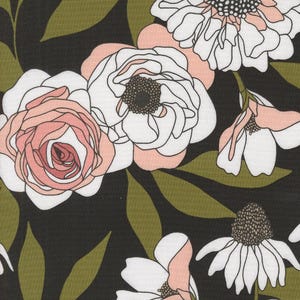 Botany Cabbage Rose Large Floral  11550 12 Moda Designed by Alli K Design Sold by the yard