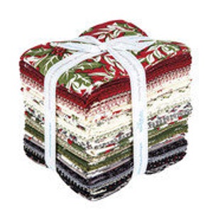 Christmas at Buttermilk Acres Fat Quarter precut bundle by Stacy West of Buttermilk Basin Design Co.