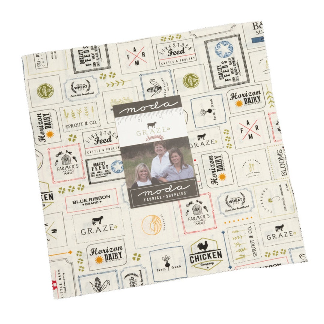 Layer Cake Moda Color Crush 10880LC - 10 Carrés Précoupés Pour Patchwork