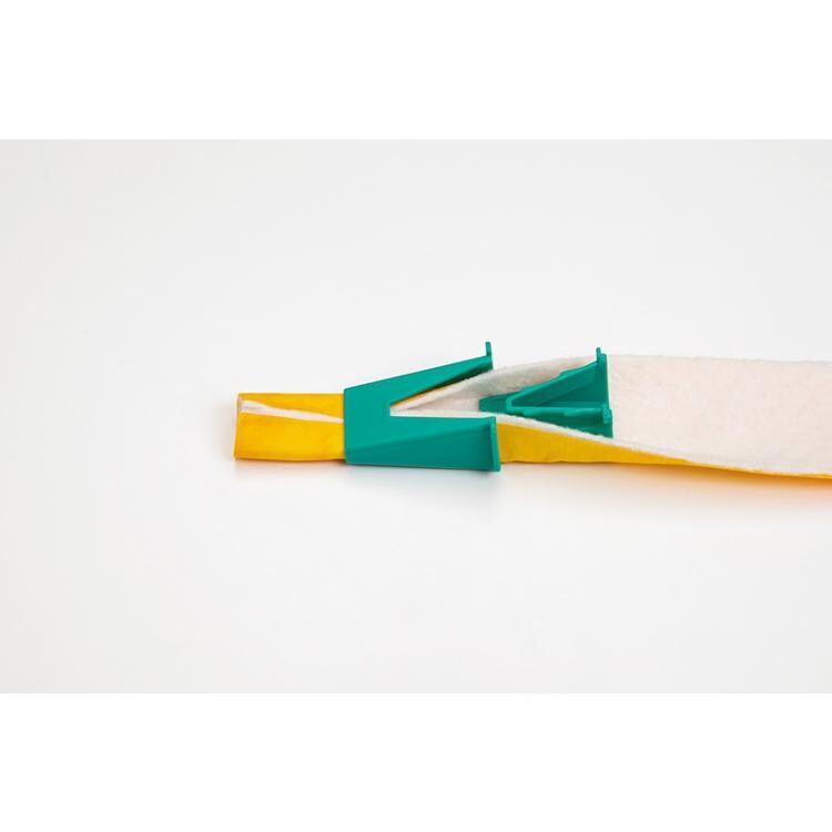 2 Pezzi Strumento Per Rotoli Di Tessuto - Piega Facile Per Tappeti, Verde, Plastica