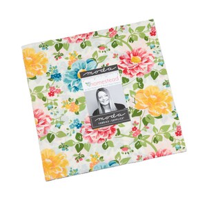 Homestead Layer Cake designed by April Rosenthal Prairie Grass  Moda # 24090LC Moda Pre-cuts