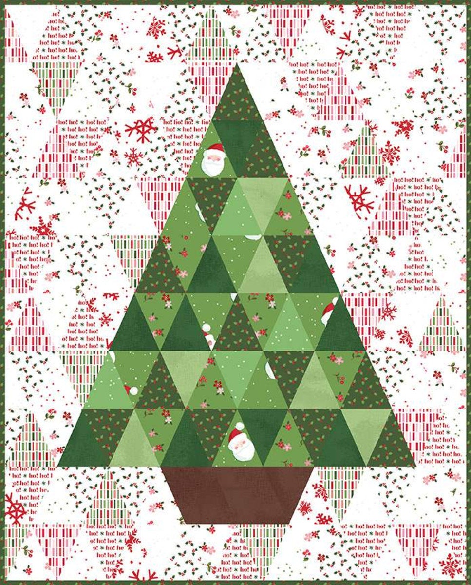 Tree Quilt Kit O'christmas Tree Quilt Kit: Holly Holiday Fabric (24