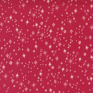 Good News Great Joy Starry Snowfall in Holly Red Good News Great Joy Starry Snowfall in Holly Red