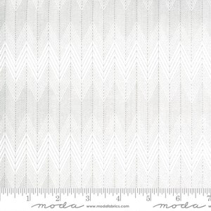 Broken Herringbone Cotton Fabric by the Yard - Smoke Rust Ash