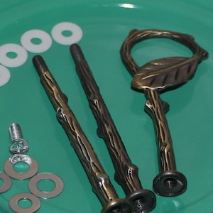 Cake stand hardware handle, 3 tier Bronze Leaf, Dessert Stand, DIY cake stand