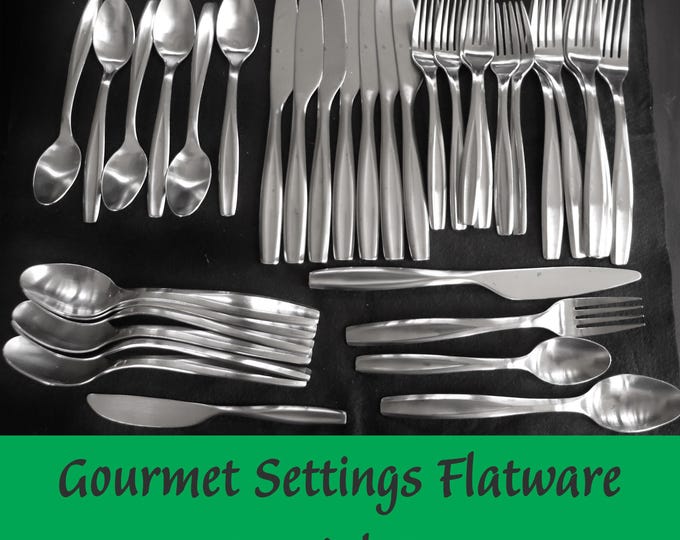 Incomplete GS Brand Heavy Flatware / Silverware / Stainless 18/0, 36 ...