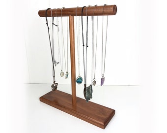 Necklace Stand, Necklace Holder, Necklace Display, Wood Necklace Stand, Jewelery Stand, Necklace Hanger, Necklace Organiser
