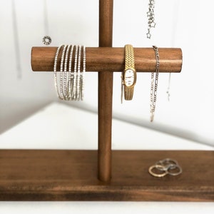 Bracelet Display Stand, Wood Jewellery Stand, Bangle Display image 4