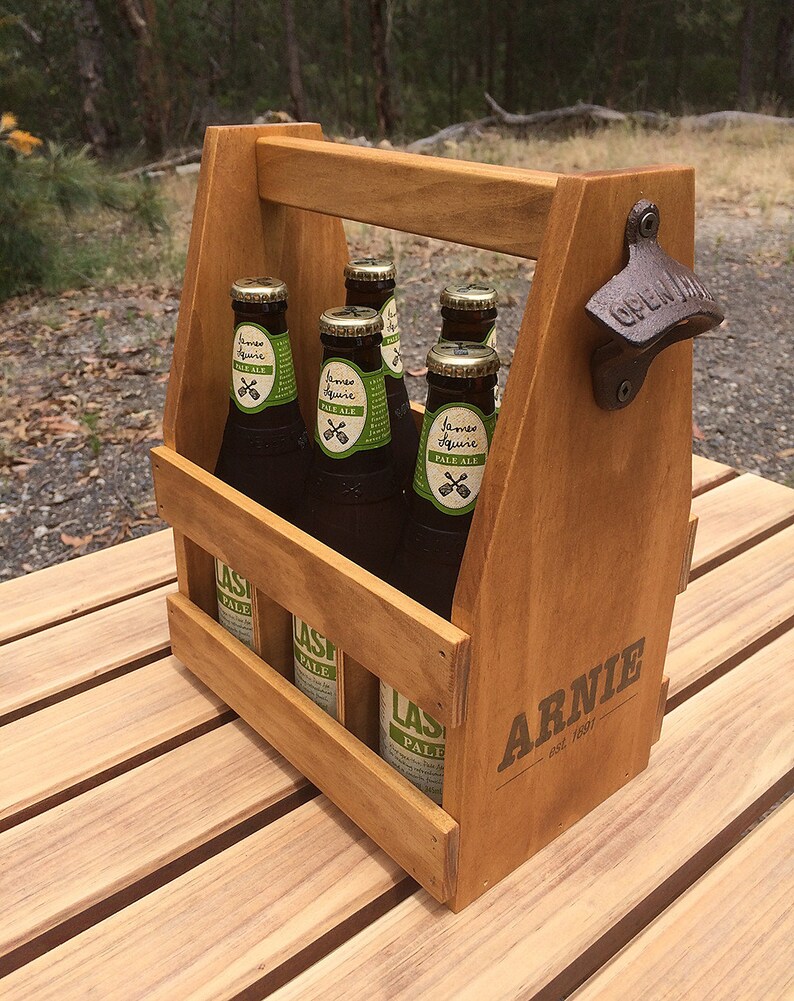 Beer Lover Gift Gift for Him Personalised Beer Carrier Beer Etsy