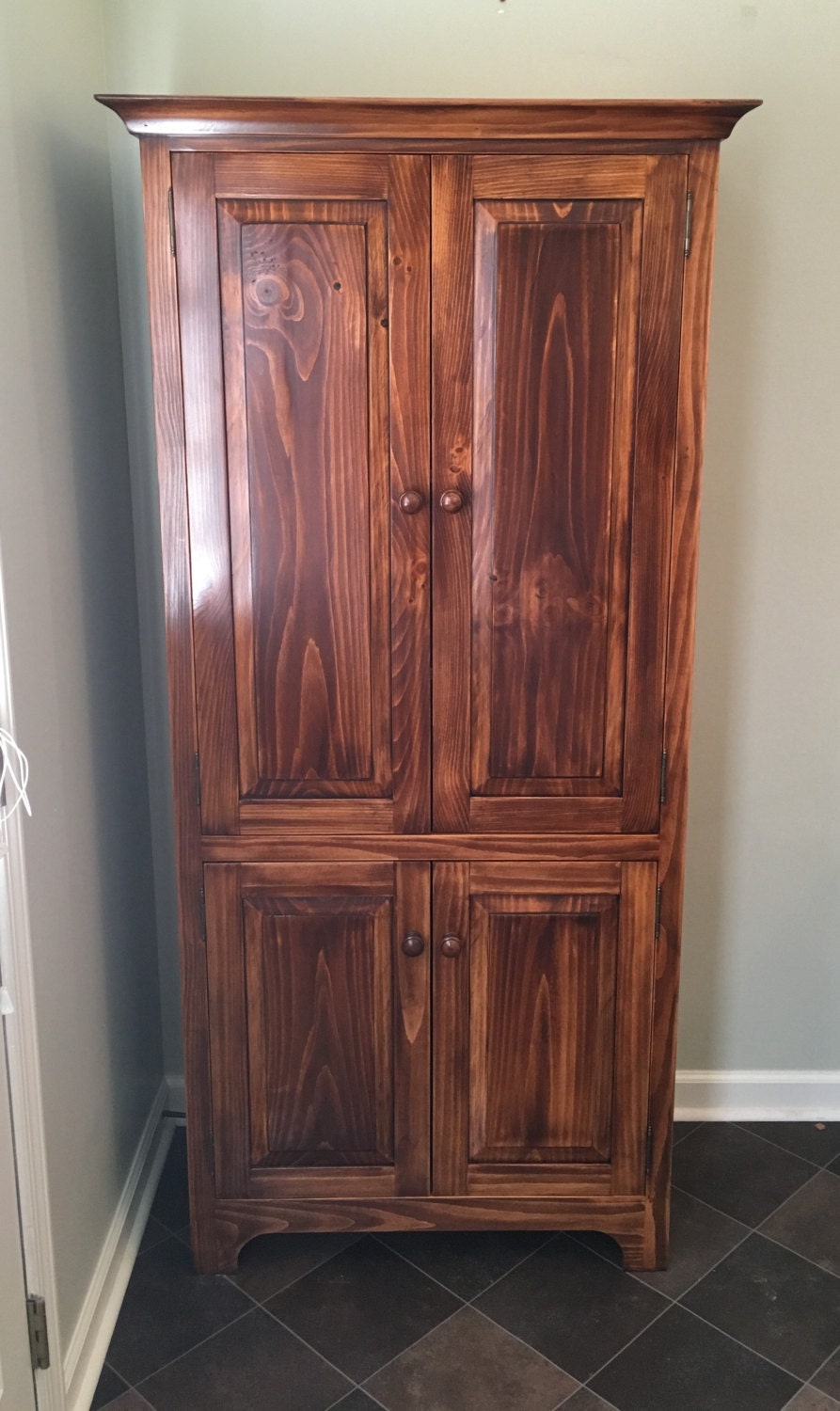 Kitchen Pantry Cabinet Etsy