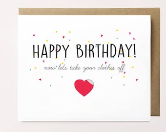 Sexy Birthday Card - Etsy