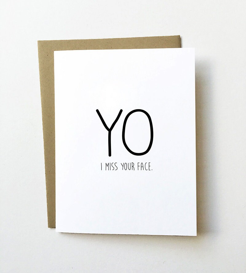 I Miss Your Face Card Funny I Miss You Card Best Friend Etsy I Miss Your Face Card Funny I Miss You Card Best Friend Etsy