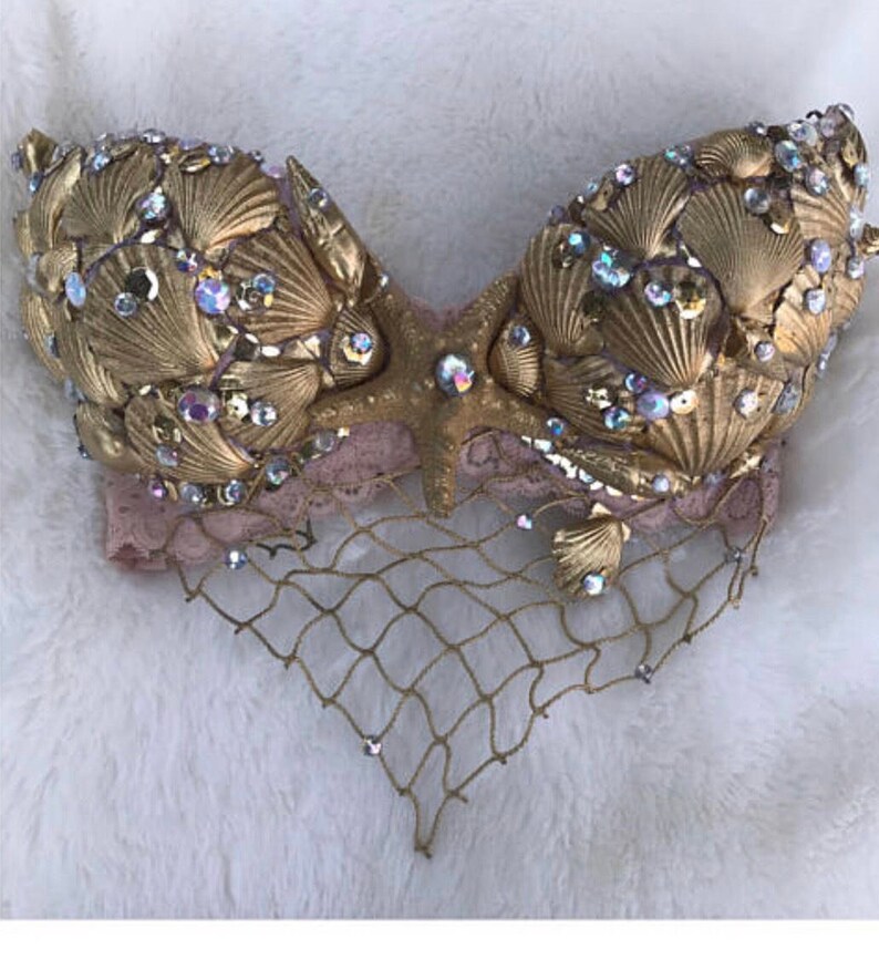 Premade gold bras Etsy