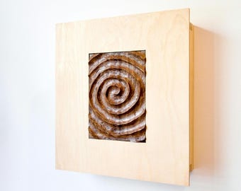WALLNEST - Spiral | Timber Wall Art Cabinet