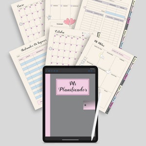 Planificador Digital en Español: Tu Agenda Inteligente, Agenda para iPad, GoodNotes, Notability, Digital planner in Spanish