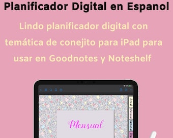 Spanish Planner, Agenda en Espanol, Undated Digital planner, Cute Digital Planner, Spanish Digital Planner, Digital Life Planner