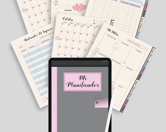 Spanish Digital Planner | Undated GoodNotes Agenda (Digital Download)