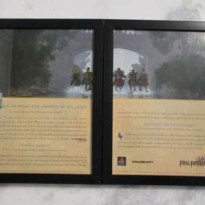 Final Fantasy Tactics Vintage Original AD&#39;s