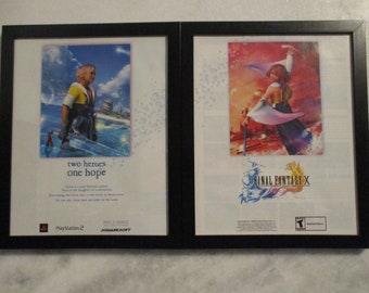 Final Fantasy X & X-2 Vintage Original AD's
