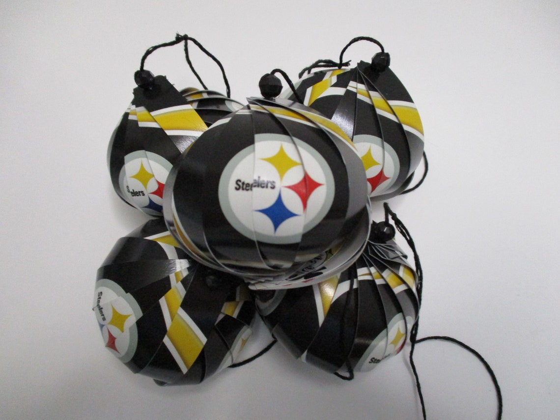 Pittsburgh Steelers NFL Ornaments Single or Set of 5 Etsy