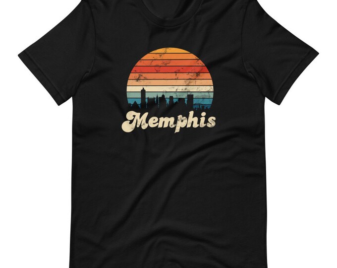 Short-Sleeve Unisex T-Shirt - Memphis Tennessee Retro Vintage
