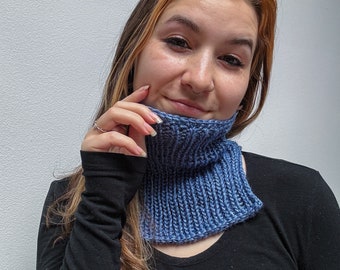 Banks Cowl Knitting Machine Pattern PDF Digital Download
