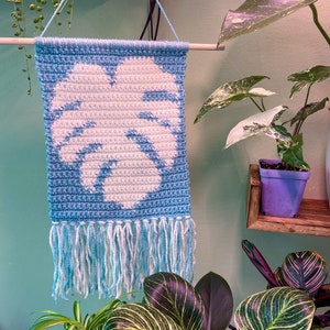 Monstera Leaf Wall Hanging Pattern
