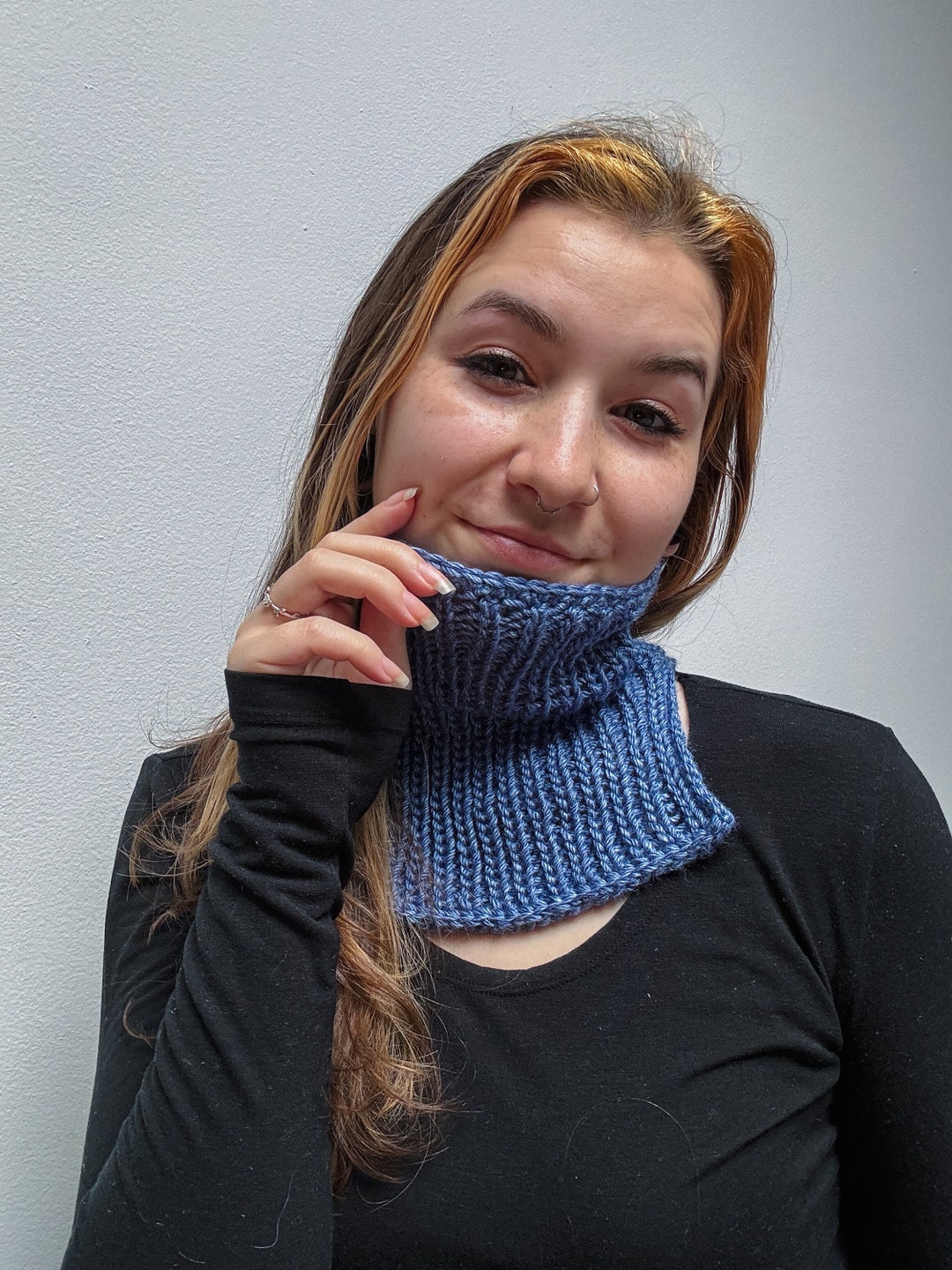 Banks Cowl Knitting Machine Pattern PDF Digital Download - Etsy