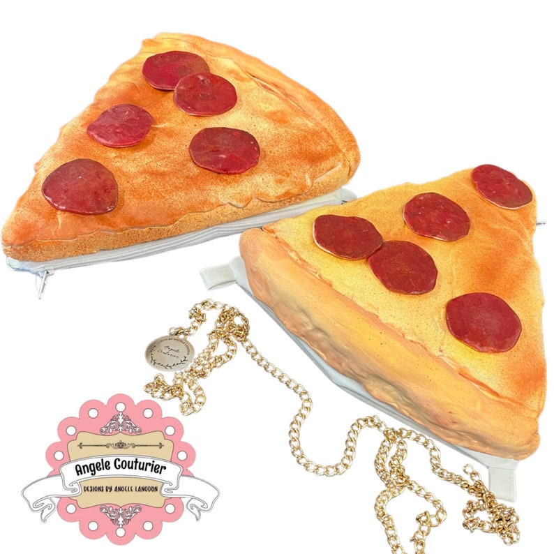 Pizza Purse Pizza Slice Purse Realistic Food Purses Pizza Etsy