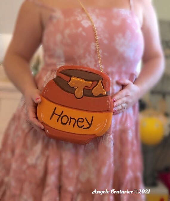 Honey Pot Purse Food Purses Food Fashion Honey Jar Handbag 