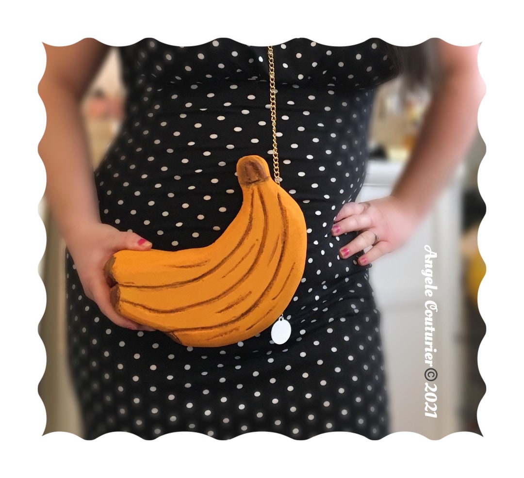 Banana Purse Banana Bunch Realistic Food Purses Food Fashion Etsy