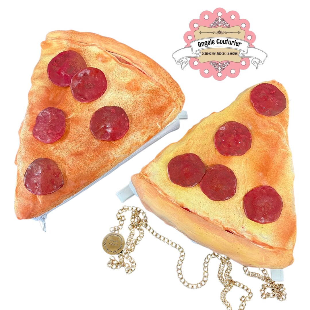 Pizza Purse Pizza Slice Purse Realistic Food Purses Pizza Etsy