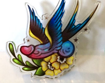 Swallow Fascinus Pin