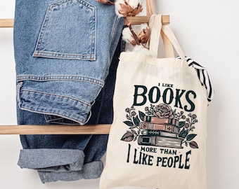 Bookish Tote Bag Personalize Book Club Tote Bags Canvas Tote Book Club Gift Book Lover Gift Bookish Merch Book Retreat Personalized Gift