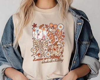 Bookish Shirt Fall Cute Book Lover Fall Shirt Autumn Reading TShirt Cozy Bookish T-Shirt Bookish Fall Tee Bookish Thanksgiving Tee Book Club