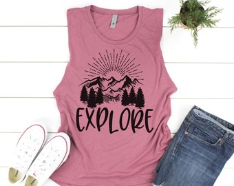 hiking tank tops womens