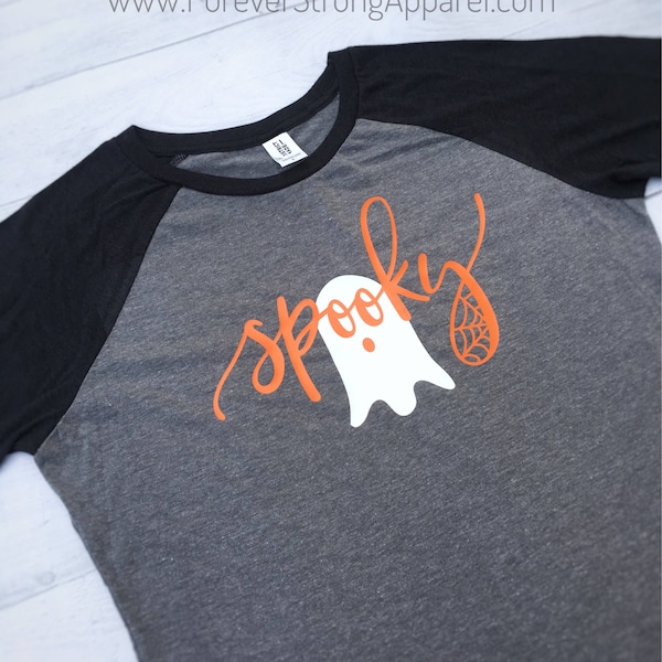 Halloween Shirts for women, Halloween Raglan Shirt, Halloween Shirt Women, Halloween Shirt Teacher, Glow in the Dark Shirt Woman, RG82M