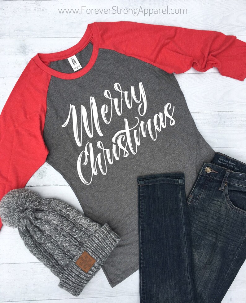 raglan christmas shirts