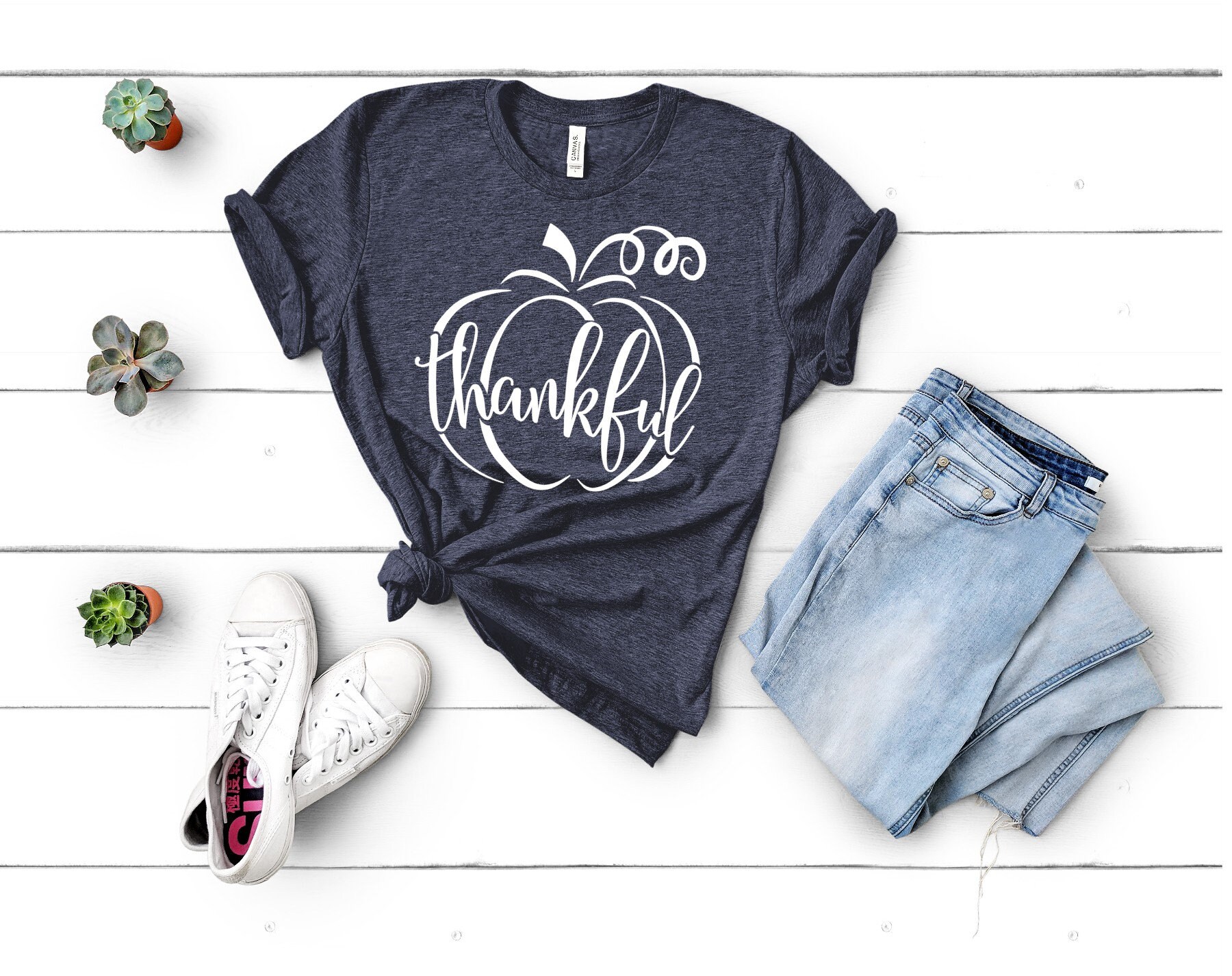 womens thankful shirt