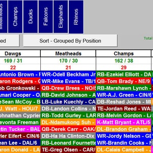 2025 Fantasy Football Draft Software