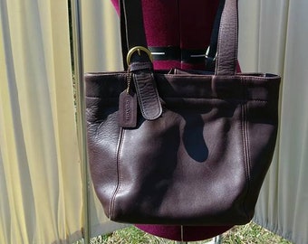 Coach Soho Waverly  Mahogany Leather Buckle bag 4157