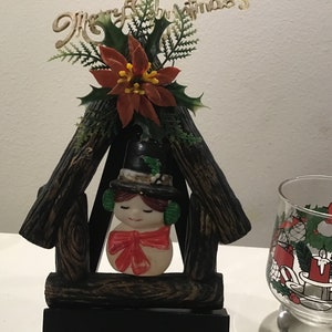Vintage Christmas Snowman Decoration