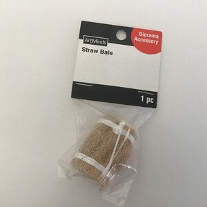 Fairy Garden or Diorama Straw Bale