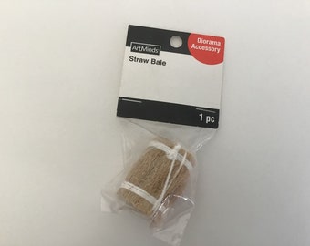 Fairy Garden or Diorama Straw Bale